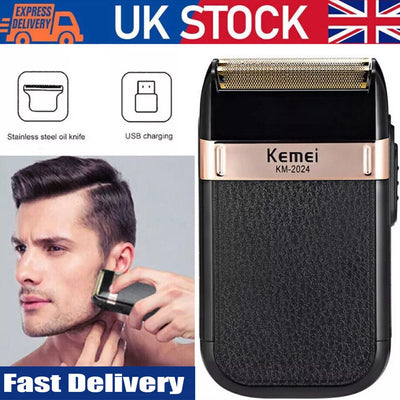 KEMEI Electric Shaver Hair Clipper Mens Razor Foil Shaver Beard Trimmer Cordless