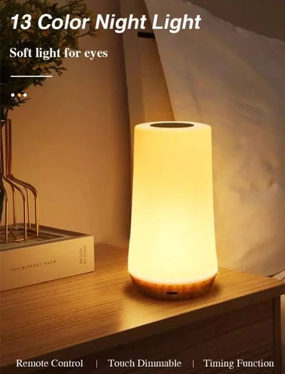 Touch Sensor Night Light USB Rechargeable LED Bedside Desk Table Lamp Dimmable