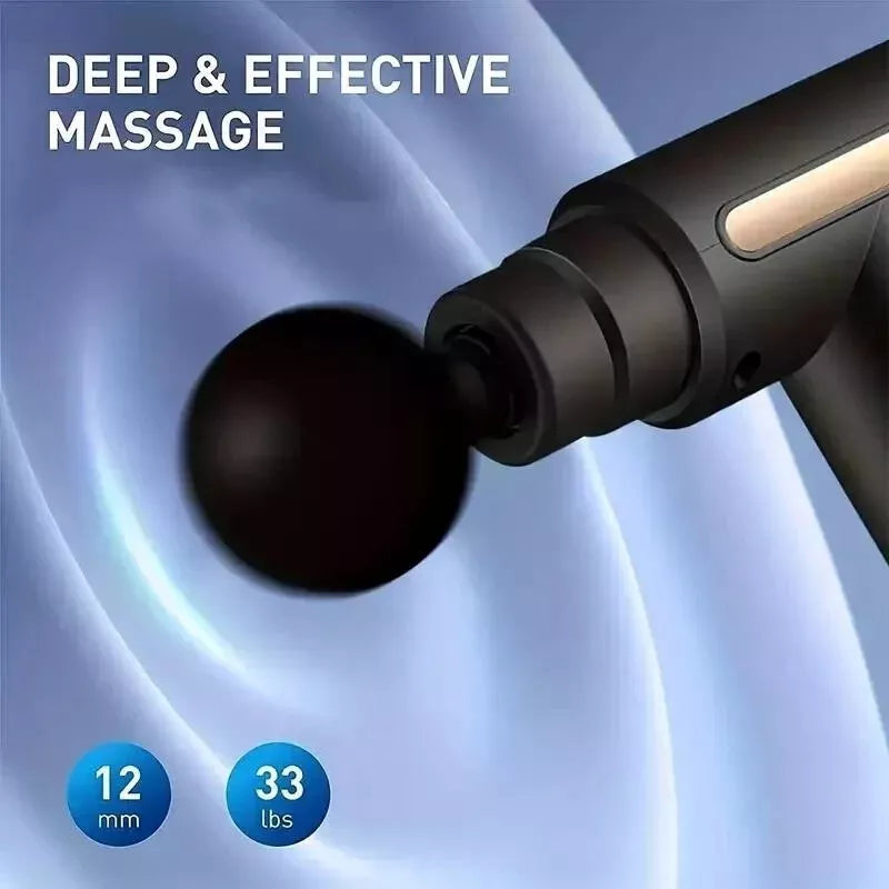 Massage Gun Deep Percussion Massager Muscle Vibration Relaxing Therapy Tissue GB