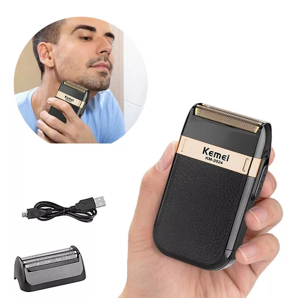 KEMEI Electric Shaver Hair Clipper Mens Razor Foil Shaver Beard Trimmer Cordless